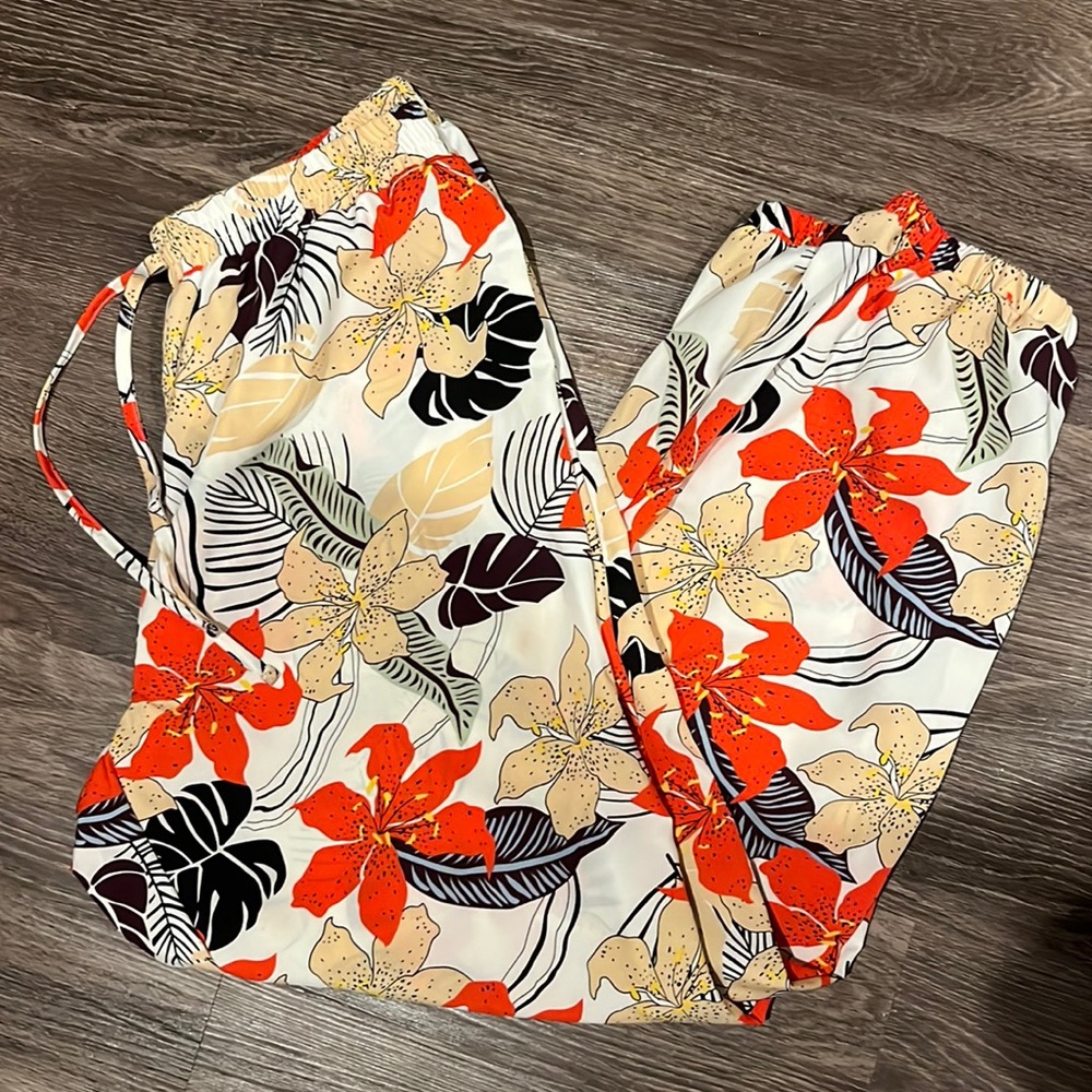 Emery Rose Floral Pants Size XL